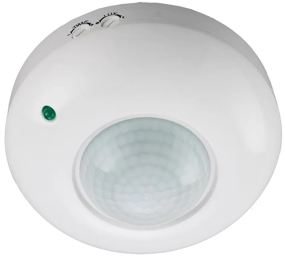 Decken-Bewegungsmelder „CBM“ 360° PIR, LED geeignet, 6m Detektion, weiß Decken-Bewegungsmelder „CBM“ 360° PIR, LED geeignet, 6m Detektion, weiß