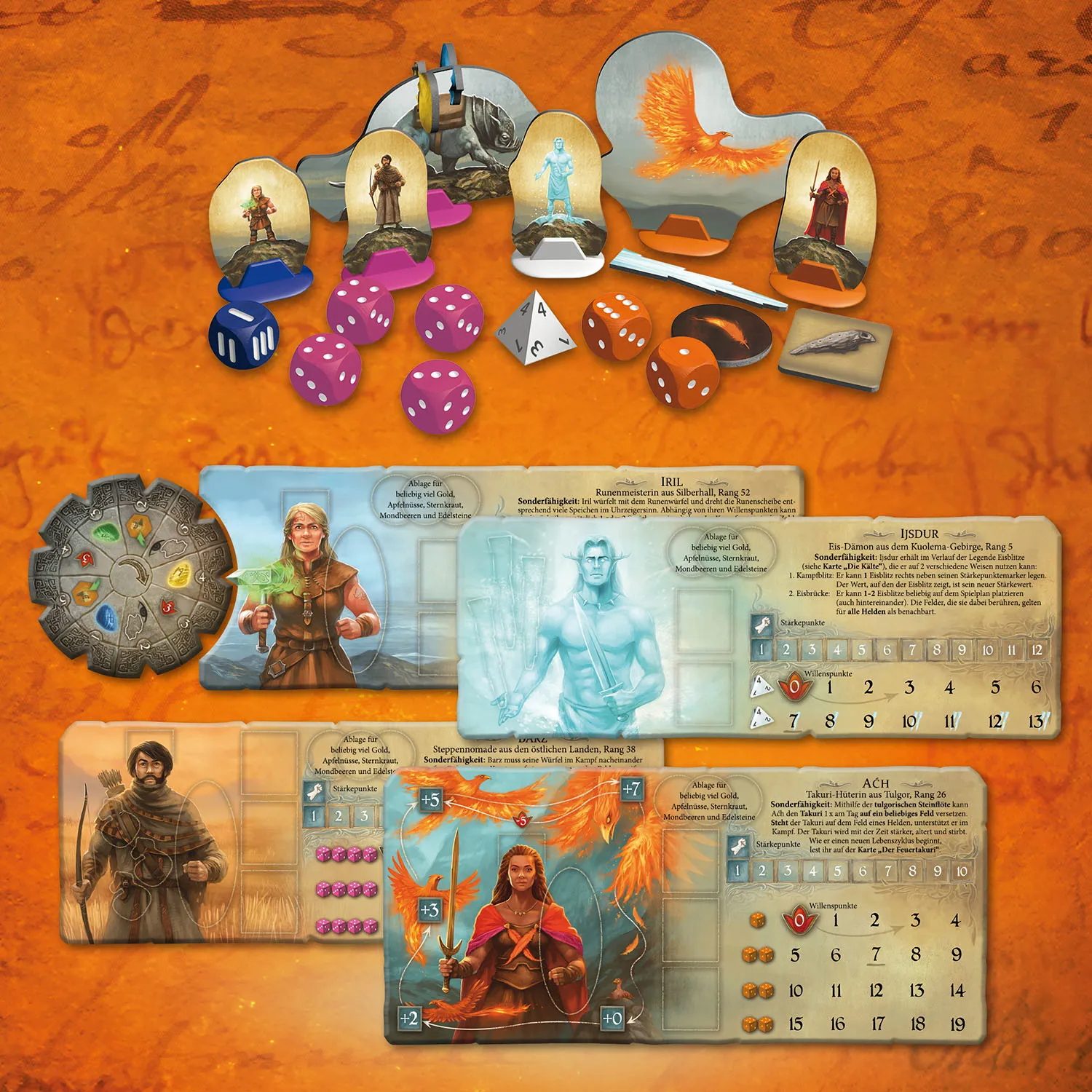Kosmos Die Legenden von Andor - Magische Helden Brettspiel Strategie – Bild 3