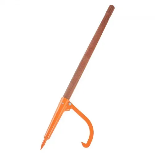 VEVOR Fällheber, 1180 mm, Stammheber mit Holzgriff, Hochleistungs-Stammwender mit max. 45,7 cm Öffnung, rostbeständiger Stammwender -Kipphaken, Fällhilfe zum Rollen, Anheben und Wenden von Stämmen – Bild 10