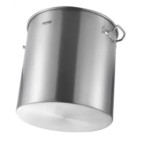 VEVOR Suppentopf Edelstahl, 79,5 L Kochtöpfe Großraumtopf, Kochgeschirr-Saucentopf mit Korb & Deckel & Griff, Suppentopf in Handelsqualität, Schleifbehandlung, zum Dämpfen Kochen oder Braten – Bild 10