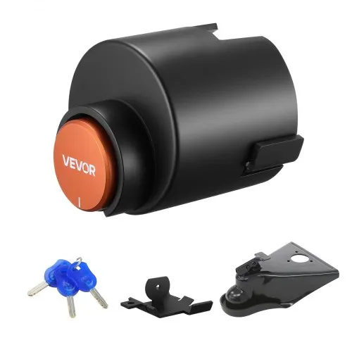 VEVOR Anhängerschloss, Φ142 x 175 mm, kompatibel mit 58,7-mm-Kupplungen, Diebstahlsicherung mit 3 Schlüsseln, korrosionsbeständig, Hochsicherheitsschloss für Wohnmobile, Anhänger, Boote VEVOR Anhängerschloss, Φ142 x 175 mm, kompatibel mit 58,7-mm-Kupplungen, Diebstahlsicherung mit 3 Schlüsseln, korrosionsbeständig, Hochsicherheitsschloss für Wohnmobile, Anhänger, Boote