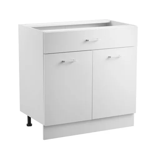 VEVOR weißer Unterschrank Küchenschrank mit Schubladen (800 x 475 x 816 mm) Schubladen-Unterschrank, Montagefertiger Schrank mit Soft-Close-Türen & verstellbarem Regal, für Haushalt Büro VEVOR weißer Unterschrank Küchenschrank mit Schubladen (800 x 475 x 816 mm) Schubladen-Unterschrank, Montagefertiger Schrank mit Soft-Close-Türen & verstellbarem Regal, für Haushalt Büro