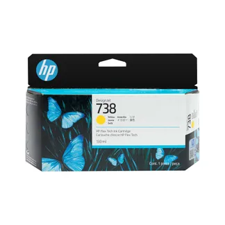HP 738 DesignJet Druckerpatrone Gelb, 130 ml HP 738 DesignJet Druckerpatrone Gelb, 130 ml