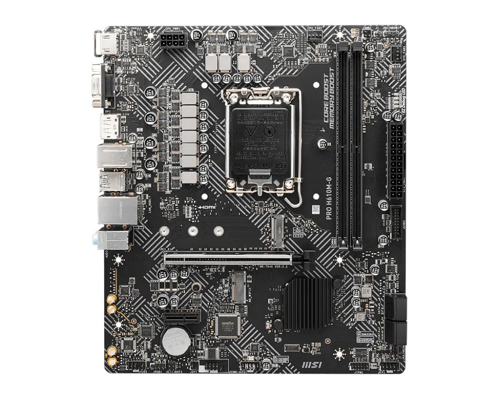 MSI PRO H610M-G Motherboard Intel H610 LGA 1700 micro ATX – Bild 2