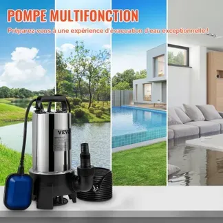 VEVOR Tauchpumpe 1100W Schmutzwasserpumpe 230V Gartenpumpe Durchfluss 333,3L/min Schmutzwassertauchpumpe IPX8 Auslass zuschneidbar zum Pumpen von Wasser aus Schwimmbädern Teichen VEVOR Tauchpumpe 1100W Schmutzwasserpumpe 230V Gartenpumpe Durchfluss 333,3L/min Schmutzwassertauchpumpe IPX8 Auslass zuschneidbar zum Pumpen von Wasser aus Schwimmbädern Teichen