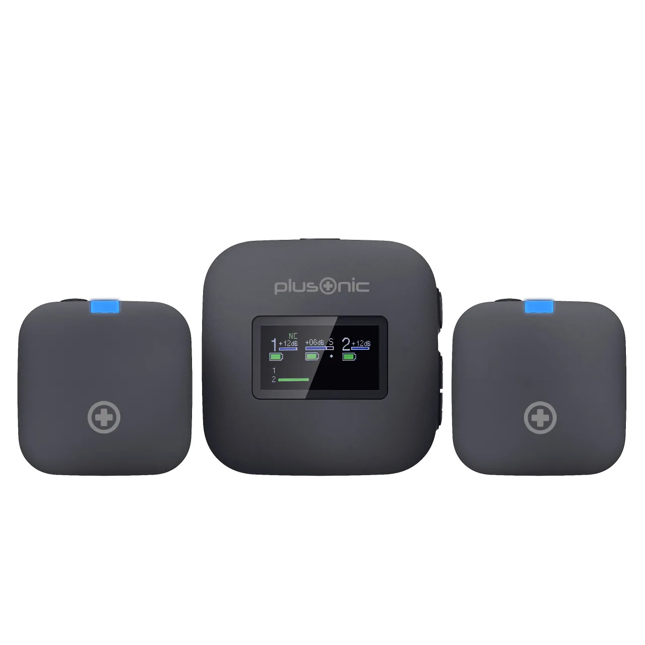 Plusonic Wireless Mikrofone Kit PS-TDS8 "USB Type C/Lightning/3,5mm Klinke" WiFi-Micro *ALLTRAVEL* – Bild 2