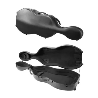 VEVOR 4/4-Cellokoffer in voller Größe, Verbundkohlenstofffaser, tragbare Reisetragetasche, mit Weichfutter, zwei Schultergurten, kratzfest, professionelle Celloform, für Cello, schwarz VEVOR 4/4-Cellokoffer in voller Größe, Verbundkohlenstofffaser, tragbare Reisetragetasche, mit Weichfutter, zwei Schultergurten, kratzfest, professionelle Celloform, für Cello, schwarz