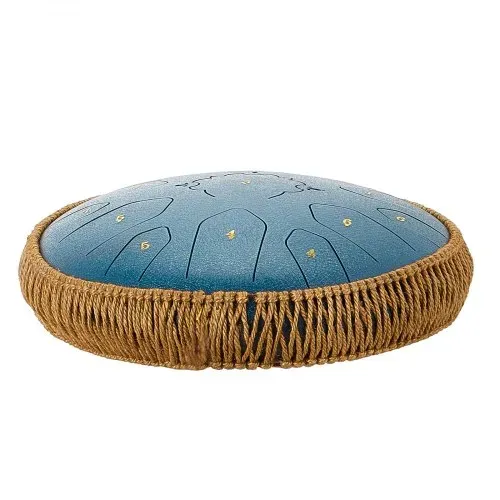 VEVOR Zungentrommel, 33 cm 15-Noten-Regentrommel, C-Dur-Musiktrommeln mit Notenbuch & Schlägeln, Steel Tongue Drum für Meditation, Yoga, musikalische Ausbildung für Anfänger, Marineblau – Bild 9
