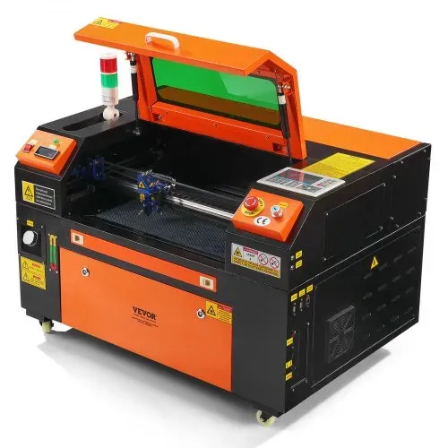 VEVOR 50 W CO2-Lasergravierer, 300x500mm, 500mm/s Laserschneidmaschine mit 2-Wege-Pass-Air-Assist, kompatibel mit LightBurn, CorelDRAW, AutoCAD, Windows, Mac OS, Linux, für Holz, Acryl, Stoff – Bild 8