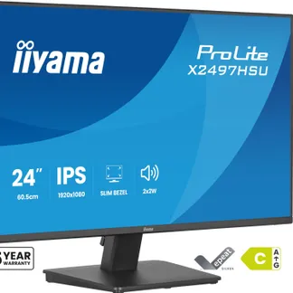 iiyama ProLite X2497HSU-B1 Computerbildschirm 60,5 cm (23.8″) 1920 x 1080 Pixel Full HD LED Schwarz iiyama ProLite X2497HSU-B1 Computerbildschirm 60,5 cm (23.8″) 1920 x 1080 Pixel Full HD LED Schwarz