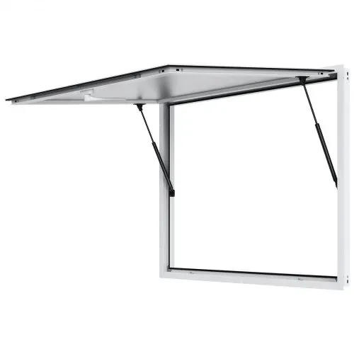 VEVOR Imbissfenster für Imbisswagen 1220 x 915 mm Servicefenster aus Aluminiumlegierung für Imbisswagen, bis zu 85° schwenkbares Servierfenster mit Markisentür & Zughaken, für Imbisswagen – Bild 8