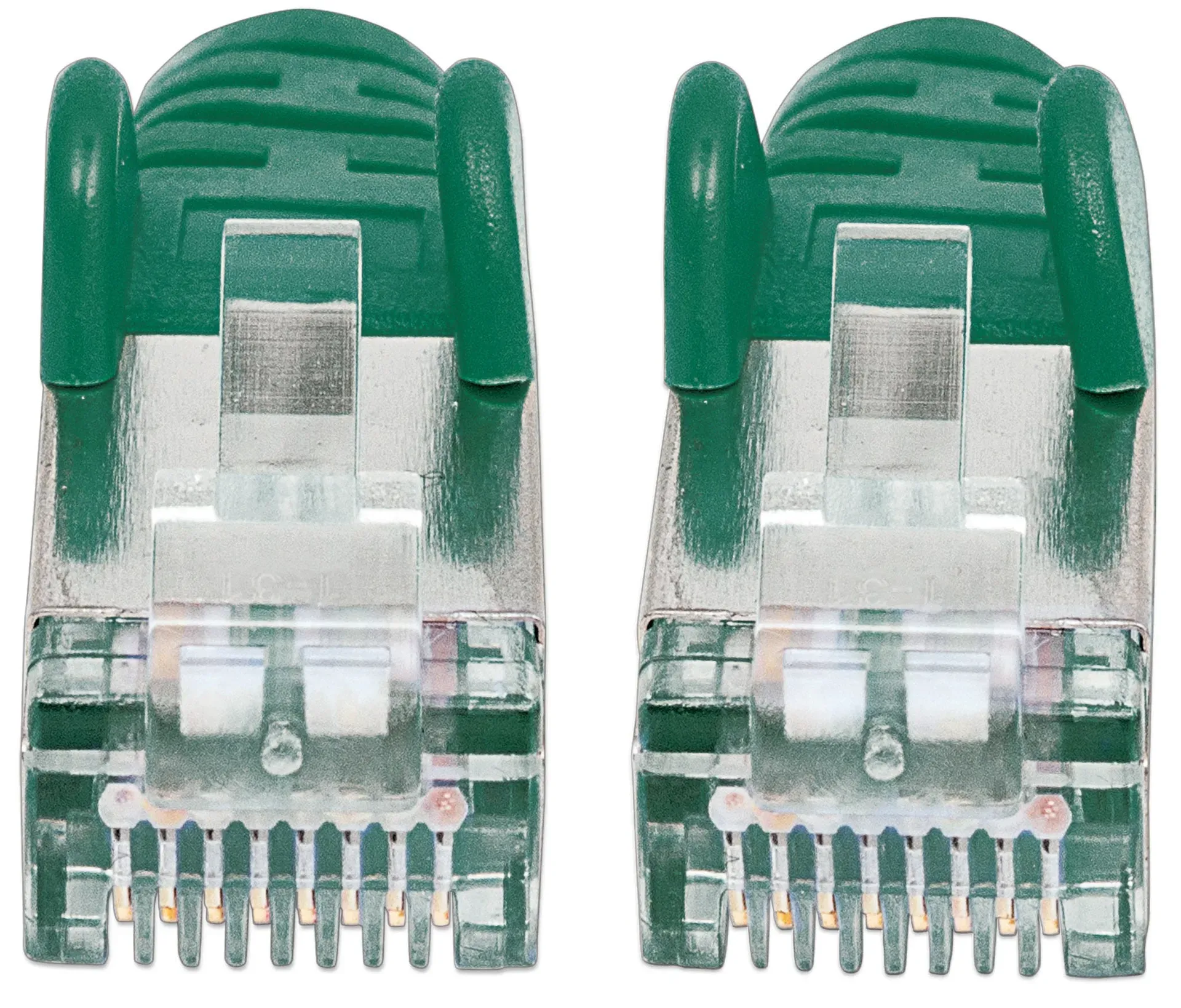 Intellinet Netzwerkkabel, Cat6A, S/FTP, RJ45, 100% Kupfer, LSOH, 0,5 m, grün – Bild 3