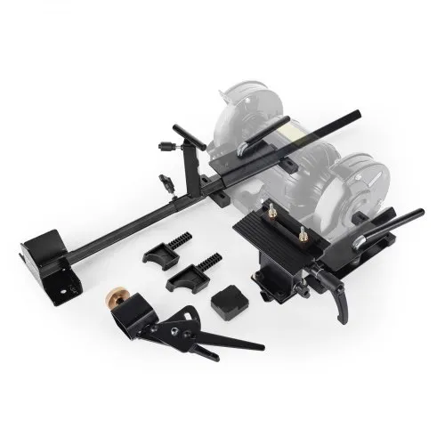 VEVOR Multi-Schleifvorrichtung für 152,4 mm und 203,2 mm Doppelschleifer, Zubehörteile mit Plattform, Gehrungsführung, Werkzeugauflage, Einstellblock, für Meißel und Drechselwerkzeuge VEVOR Multi-Schleifvorrichtung für 152,4 mm und 203,2 mm Doppelschleifer, Zubehörteile mit Plattform, Gehrungsführung, Werkzeugauflage, Einstellblock, für Meißel und Drechselwerkzeuge