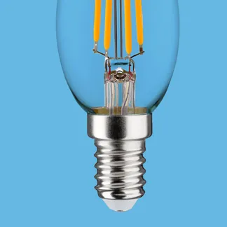 Synergy 21 LED Retrofit E14 Kerze klar geschweift 4,5W ww dimmbar Synergy 21 LED Retrofit E14 Kerze klar geschweift 4,5W ww dimmbar