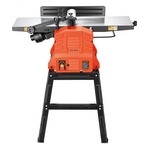 VEVOR Abricht- & Dickenhobelmaschine 254 mm Hobelbreite, 2,4 PS, 8000 U/min, mit Ständer, 2-Messer-Hobelmesserwelle, Aluminiumgusstisch, 0–3 mm Einstellbare Schnitttiefe, für Holzbearbeitung – Bild 9