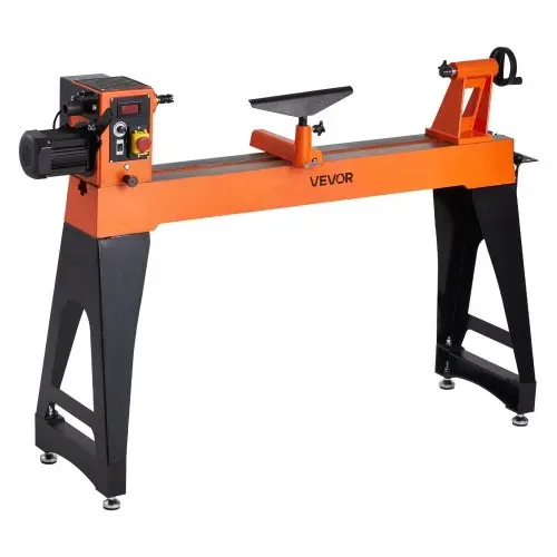 VEVOR Drechselbank, 1,5 PS, Drechselmaschine mit variabler Drehzahl von 0 bis 3200 U/min, Drehtischmaschine 406x1020 mm Werkbank, Drehbank, für mittlere bis große Holzbearbeitungsprojekte – Bild 10