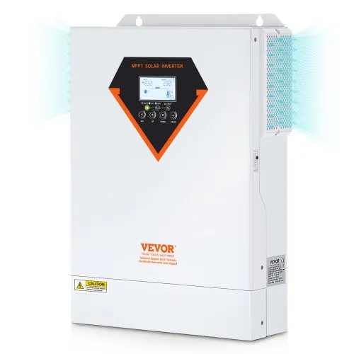 VEVOR 2 in 1 Hybrid-Solar-Wechselrichter 5500W Solar Inverter 11000VA Reiner Sinus MPPT LCD-Display 3 Lademodi (Solarladung, Netzladung, Hybridladung) & 4 Ausgangsmodi (UTL, SOL, SBU, SUB) VEVOR 2 in 1 Hybrid-Solar-Wechselrichter 5500W Solar Inverter 11000VA Reiner Sinus MPPT LCD-Display 3 Lademodi (Solarladung, Netzladung, Hybridladung) & 4 Ausgangsmodi (UTL, SOL, SBU, SUB)