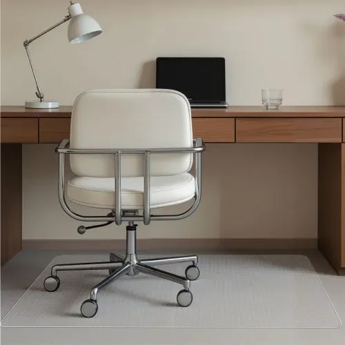 VEVOR Stuhlmatte Bodenschutzmatte (1225 x 915 mm) Bürostuhlmatte rutschfester klarer Stuhlteppich aus PVC mit Noppen, sanftes Gleiten unter dem Schreibtischteppich für Heimbüro (rechteckig) – Bild 7