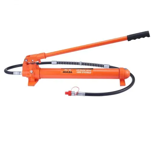 VEVOR Hydraulischer Wagenheber Luftpumpe 20 t, Lufthydraulischer Heber 145 mm Hub Rot, inkl. 100 / 300 / 500 mm Verlängerungsstange, Elektrostatisches Pulversprühen Hydraulikzylinder Autoreparatur – Bild 9