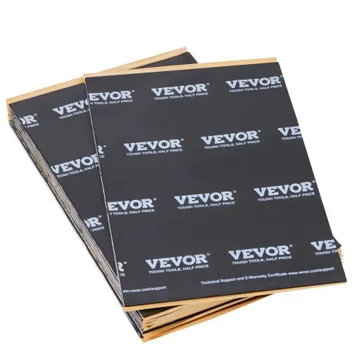 VEVOR 24er-Set Dämmmatte Auto 2,3m² Antidröhnmatte 247,9x390,9mm Fahrzeugdämmung 200mil(5mm) Stärke 4-lagige Schallschutzmatte Hitzebeständig Lärmschutz Akustikdämmung Geräuschdämmung – Bild 9