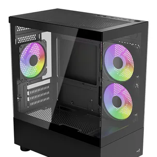 Aerocool Viewport-Mini-BK-v2 Mini Tower Schwarz Aerocool Viewport-Mini-BK-v2 Mini Tower Schwarz