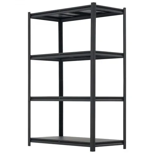 VEVOR Schwerlastregal 1030x522x1529mm, 1088,6kg Belastbares Lagerregal mit Stahlgestell & 4 Verstellbaren Ablagen, Teilbares Steckregal als Werkbank, Flexibles Metallregal für Keller Garage Werkstatt – Bild 9