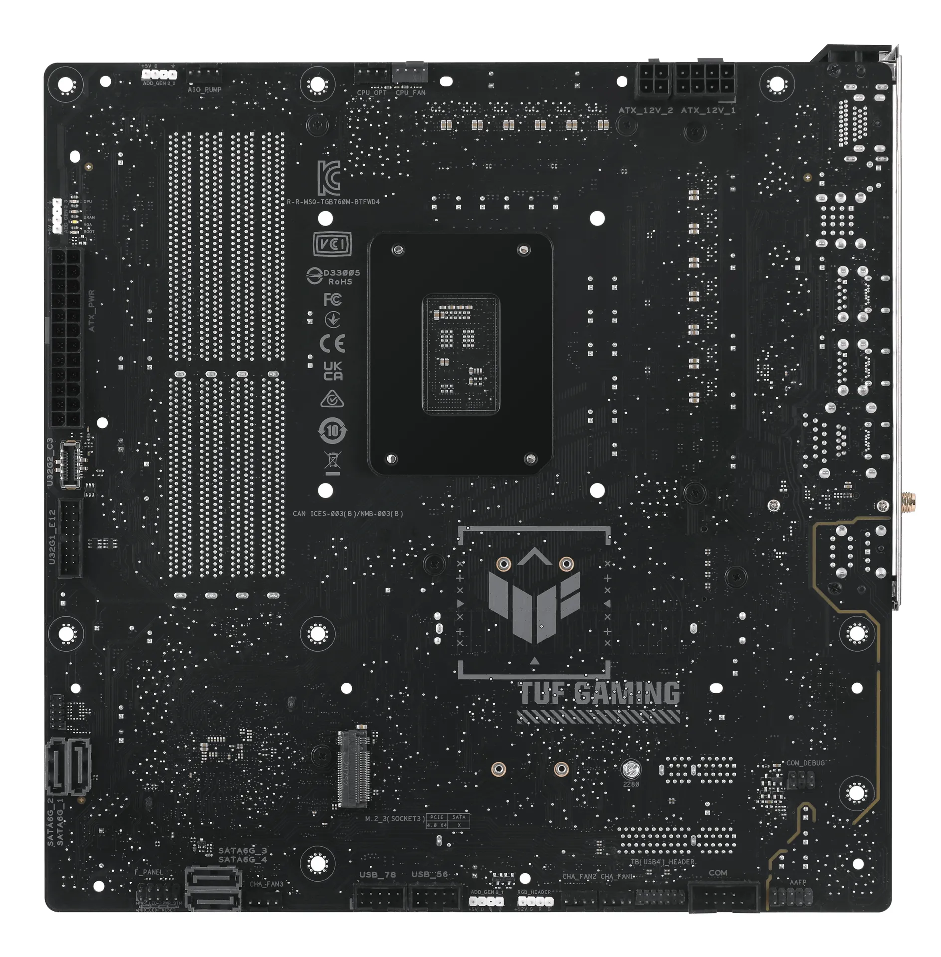 ASUS TUF GAMING B760M-BTF WIFI D4 Intel B760 LGA 1700 micro ATX – Bild 2
