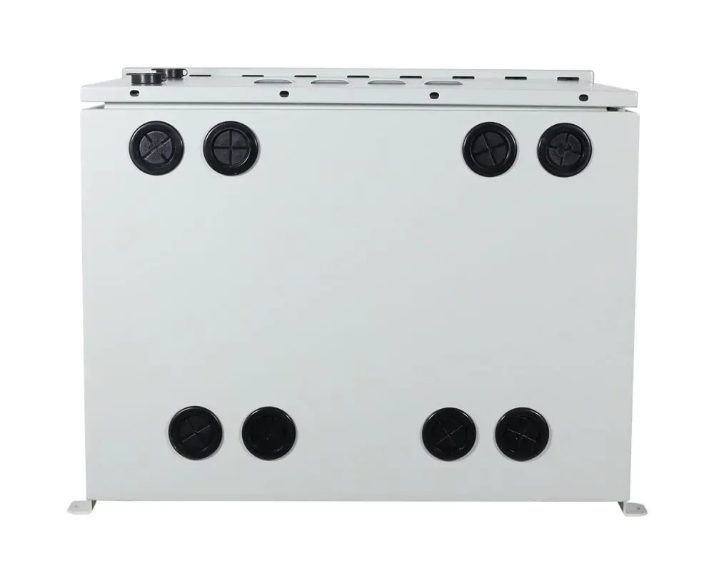 ALLNET 19"Wandgehäuse, 12HE, T638mm, Lichtgrau, IP55, SO-Serie, incl. 4-Fach Lüftereinheit – Bild 6