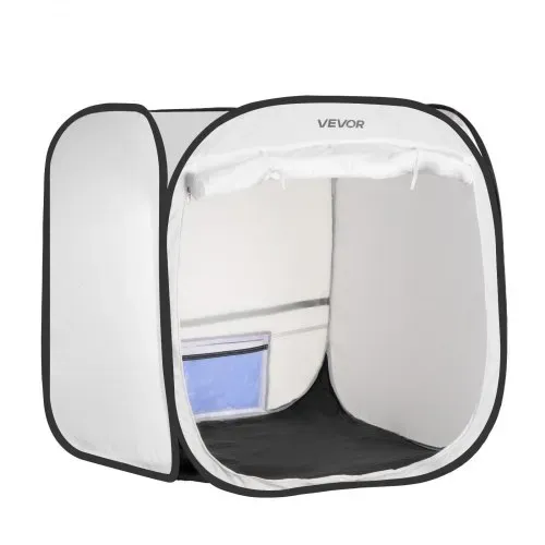 VEVOR tragbares Lackierkabinenzelt (72x72,5x5 cm Arbeitsbereich) Pop-Up-Sprühfarbenzelt für Sprühmalerei, wasserfeste Farbkabine für kleine Modelle Skulpturen Vasen Bilderrahmen Pop-Up-Design – Bild 8