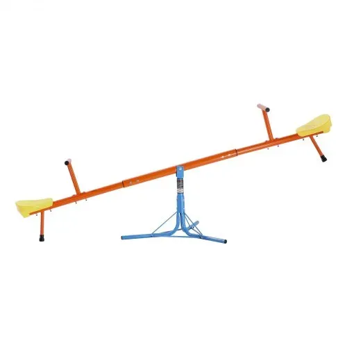 VEVOR Kinderwippe, 45,4 kg Tragkraft pro Sitz, Gartenwippe mit 3-zackigen Stützbeinen, Schaukelwippe, Karussellwippe, 360 Grad drehbar, Spielplatzgerät für Kinder ab 3 Jahren, 1905x620x660 mm – Bild 10