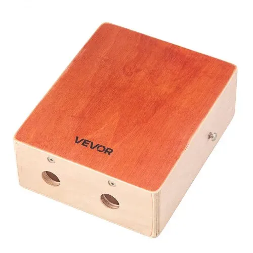 VEVOR Cajon, Kistentrommel, mit internen Gitarrensaiten, leichte Percussion-Box aus Holz, tragbares Trommelinstrument mit Reisetasche, verstellbarem Gurt, für Anfänger & Profis, 230x100x280 mm – Bild 10