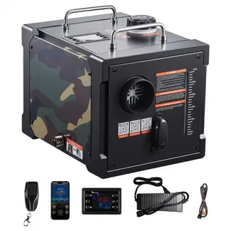 VEVOR Dieselheizung Lufterhitzer 5-8KW, DC 12 V/24 V, tragbarer All in One Standheizung mit Bluetooth-Steuerung & Fernbedienung & LCD-Bildschirm, 7 L Kraftstofftank für Lkw Wohnmobile SUVs VEVOR Dieselheizung Lufterhitzer 5-8KW, DC 12 V/24 V, tragbarer All in One Standheizung mit Bluetooth-Steuerung & Fernbedienung & LCD-Bildschirm, 7 L Kraftstofftank für Lkw Wohnmobile SUVs