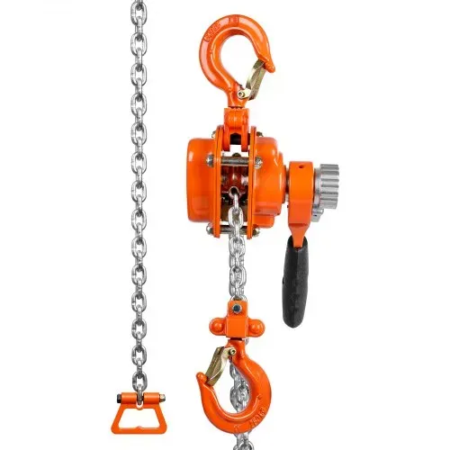 VEVOR Mini Hebelzug 0,25T Tragfähigkeit Kettenzug 260N Zugkraft Flaschenzug 1,40m Hubhöhe Ratschenzug Ф4x12mm Hubkettengröße Hebezug Weston Doppelklinkenbremse 360° drehbarer Haken Handkettenzug – Bild 9