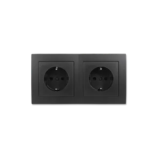 Steckdosen Set McPower Flair “Beginner 2S“ 3-teilig, anthrazit Steckdosen Set McPower Flair “Beginner 2S“ 3-teilig, anthrazit