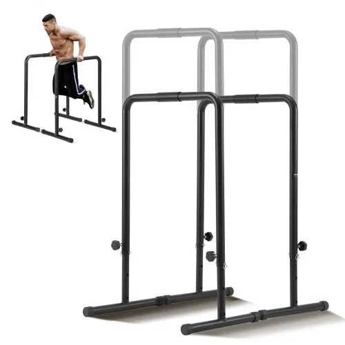 VEVOR Dip-Stangen Dip-Ständer-Station mit Einstellbarer Höhe, 200 kg Fitness-Workout-Dip-Stangen-Station, Stabilisator, Parallette-Liegestützständer, Parallelbarren Krafttraining im Heim-Fitnessstudio VEVOR Dip-Stangen Dip-Ständer-Station mit Einstellbarer Höhe, 200 kg Fitness-Workout-Dip-Stangen-Station, Stabilisator, Parallette-Liegestützständer, Parallelbarren Krafttraining im Heim-Fitnessstudio
