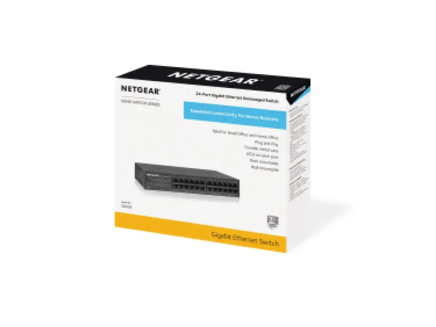 NETGEAR GS324 Unmanaged Gigabit Ethernet (10/100/1000) Schwarz – Bild 5