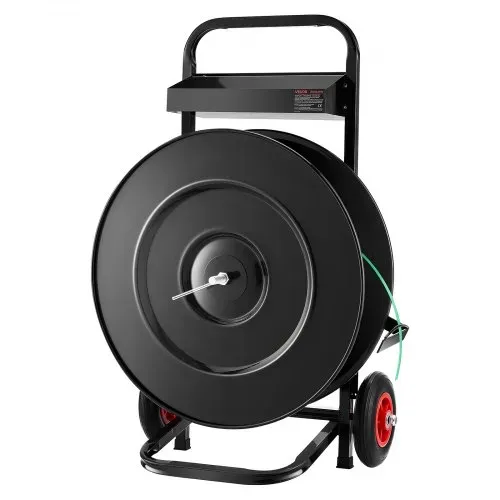 VEVOR Abrollwagen, passend für PET/PP/Polyester-Umreifungsrollen mit 203/406 mm Kerngröße, Umreifungsspender mit verbessertem Bremssystem, integrierte geräumige Ablage für Werkzeuge – Bild 10