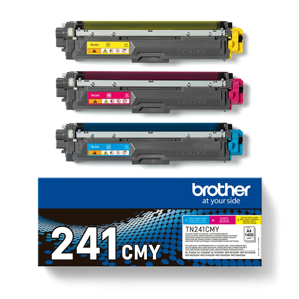 Brother TN-241CMY Tonerkartusche 3 Stück(e) Original Cyan, Magenta, Gelb – Bild 4