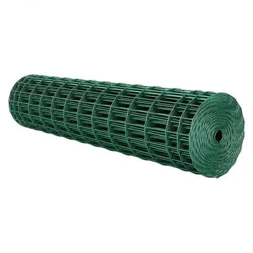 VEVOR Gartenzaun, 1,2 x 25 m, Maschendraht-Zaun 2,1 mm, verzinkter Stahldraht, geeignet für Rinder, Schweine & Schafe, vinylbeschichteter Gitterzaun für Tiergehege, Käfige & Gärten, Grün. – Bild 8