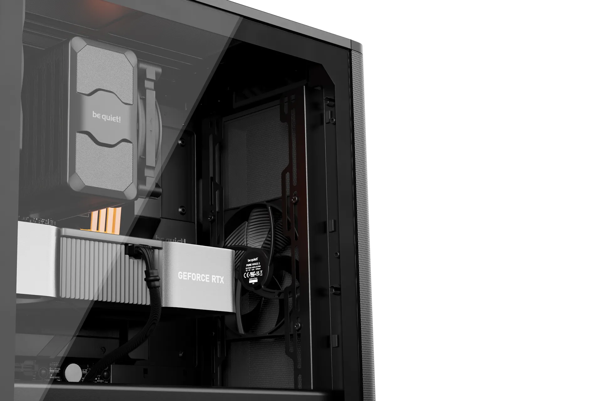 be quiet! PURE BASE 501 Airflow Window Black Midi Tower Schwarz – Bild 7