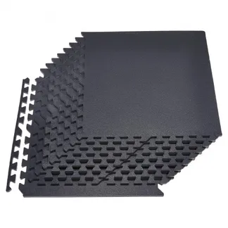 VEVOR 12 x Puzzlematte Bodenschutzmatte 610 x 610 x 14 mm, Hochdichte EVA-Schaumstoffmatte, Ineinandergreifende Fitnessmatte Gymnastikmatte Sportmatte, Trainingsmatte Schwarz Heim-Fitnessstudio VEVOR 12 x Puzzlematte Bodenschutzmatte 610 x 610 x 14 mm, Hochdichte EVA-Schaumstoffmatte, Ineinandergreifende Fitnessmatte Gymnastikmatte Sportmatte, Trainingsmatte Schwarz Heim-Fitnessstudio