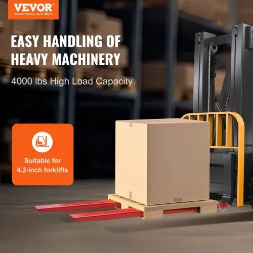 VEVOR 2er-Set Gabelverlängerungen 2090 mm Zinkenverlängerung 1,815 Tonnen Tragfähigkeit Gabelzinken Q235 Kohlenstoffstahl einteiliges Design Palettengabelverlängerung Kompatibel mit 106 mm Gabeln VEVOR 2er-Set Gabelverlängerungen 2090 mm Zinkenverlängerung 1,815 Tonnen Tragfähigkeit Gabelzinken Q235 Kohlenstoffstahl einteiliges Design Palettengabelverlängerung Kompatibel mit 106 mm Gabeln