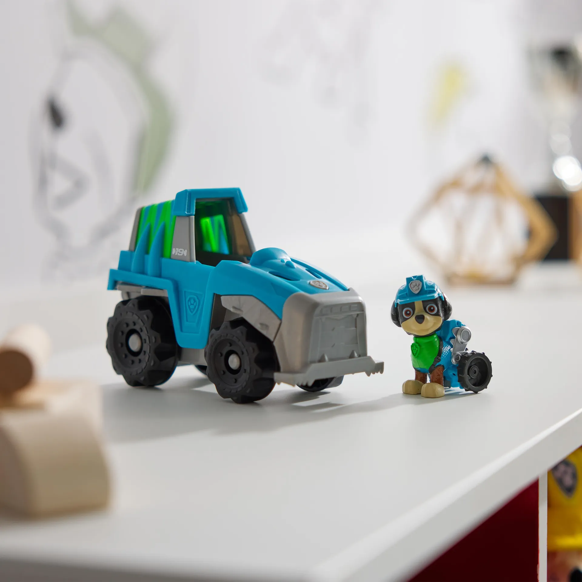 PAW Patrol - Rex-Figur mit Dinosaurier-Rettungsfahrzeug, stabiles Basis-Fahrzeug (2025), authentisches Spielzeug zur Serie für Kinder ab 3 Jahren – Bild 2