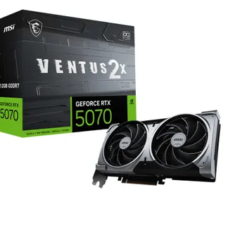 MSI GeForce RTX 5070 12G VENTUS 2X OC NVIDIA 12 GB GDDR7 MSI GeForce RTX 5070 12G VENTUS 2X OC NVIDIA 12 GB GDDR7