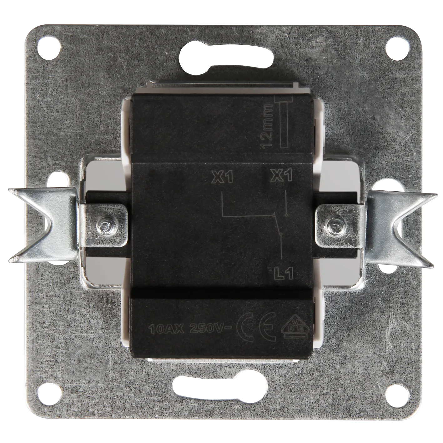 Wechselschalter McPower ''Flair'', 250V~/10A, UP, weiß, 40er-Pack – Bild 3