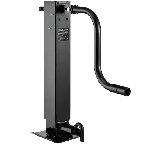 VEVOR Anhängerheber, 5443 kg Tragkraft, Anhängerstütze mit Kurbel, verstellbar von 703 bis 1377 mm, Reiseanhänger, Ausdrehstütze zum Anheben von Wohnmobil-, Nutzfahrzeug- & Yachtanhängern – Bild 10
