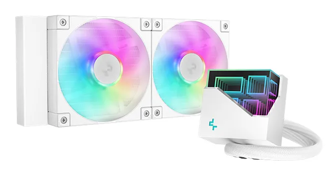 DeepCool LT240 Prozessor All-in-One-Flüssigkeitskühler 12 cm Weiß 1 Stück(e) DeepCool LT240 Prozessor All-in-One-Flüssigkeitskühler 12 cm Weiß 1 Stück(e)