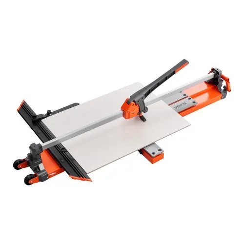 VEVOR Fliesenschneider 1200 mm, Fliesenschneidmaschine mit Federbelasteter Basis & Verstellbarem Winkelanschlag, Wolframkarbid-Schneidscheibe, Präzisions-Ausrichtungshilfe, für Keramikfliesen – Bild 8