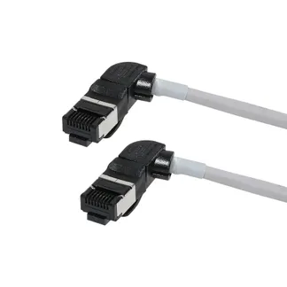 Patchkabel RJ45, CAT6A 500Mhz, 0.25m, grau, S/FTP, slimline rund d=4,5mm, TPE/LSZH(Superflex), AWG28, mit CAT7 Rohk., drehbarer Stecker, Synergy21 Patchkabel RJ45, CAT6A 500Mhz, 0.25m, grau, S/FTP, slimline rund d=4,5mm, TPE/LSZH(Superflex), AWG28, mit CAT7 Rohk., drehbarer Stecker, Synergy21