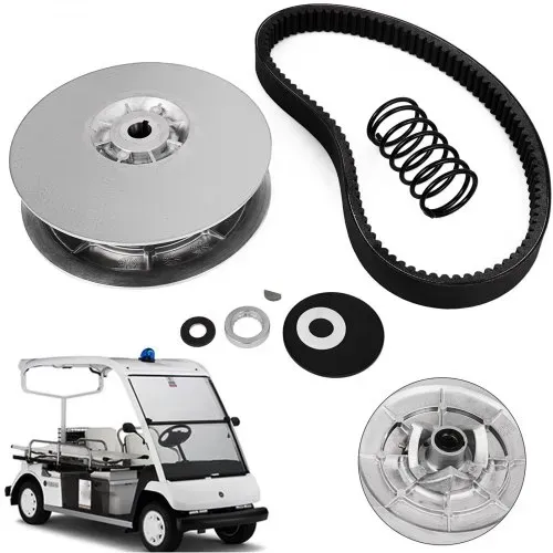VEVOR Hinterradantriebskupplungssatz für Yamaha Gas Golf Cart G2-G22 ab 1985, Sekundärkupplungsantriebssatz mit Riemen JN6-G6201-03 JN6-G6201-04, Silber VEVOR Hinterradantriebskupplungssatz für Yamaha Gas Golf Cart G2-G22 ab 1985, Sekundärkupplungsantriebssatz mit Riemen JN6-G6201-03 JN6-G6201-04, Silber